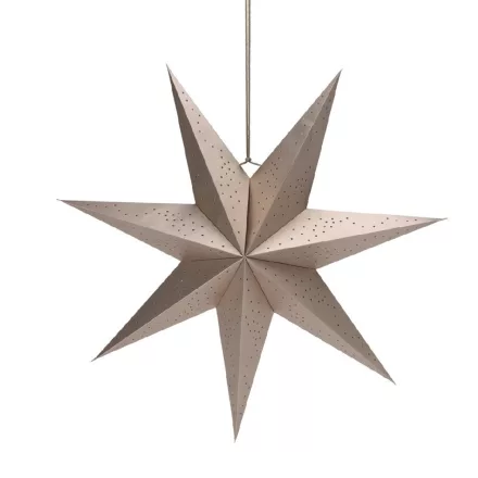 Papír csillag arany 60cm