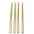 Metál szálas gyertya arany 30cm 4db/csom (db ár)