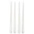 Metál szálas gyertya fehér 30cm 4db/csom (db ár)