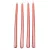 Metál szálas gyertya pink 30cm 4db/csom (db ár)