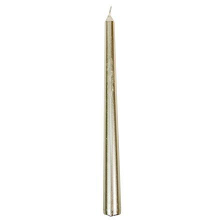 Metál szálas gyertya arany 25cm (db ár)