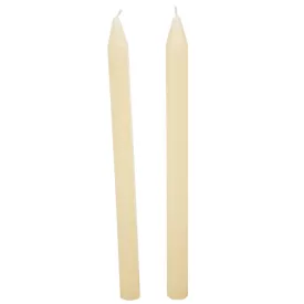 Szálas gyertya hatszög ivory 27cm 2db/csom (db ár)
