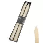 Szálas gyertya hatszög ivory 27cm 2db/csom (db ár)