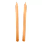 Szálas gyertya hatszög barna 27cm 2db/csom (db ár) 