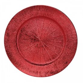 Műanyag tál bordás piros 33cm Műanyag tál bordás piros 33cm