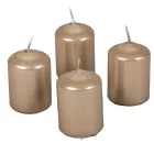 Metál adventi gyertya 40x60 mm homok 12db/csom (db ár)
