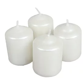 Metál adventi gyertya 40x60 mm ivory 4db/csom (db ár)