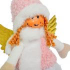 Angyal lányka akasztós textil 20cm