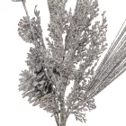 Glitteres ág ezüst 68cm