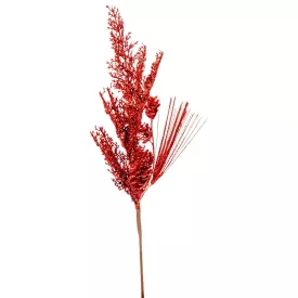 Glitteres ág piros 68cm