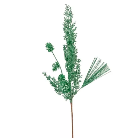 Glitteres ág zöld 68cm