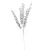 Glitteres eukaliptusz ág ezüst 83cm