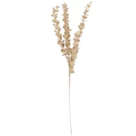 Glitteres eukaliptusz ág pezsgő 83cm