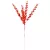 Glitteres eukaliptusz ág piros 83cm