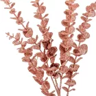 Glitteres eukaliptusz ág rózsaszín 83cm