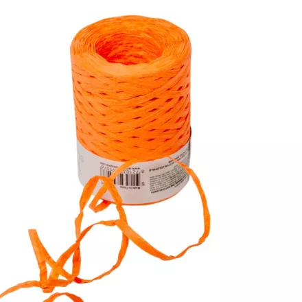 Kötöző szalag natúr narancs 5mm x 200m