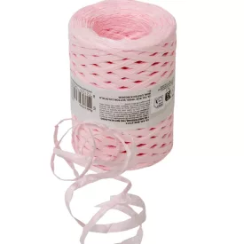 Kötöző szalag natúr rózsaszín 5mm x 200m