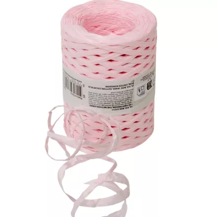 Kötöző szalag natúr rózsaszín 5mm x 200m