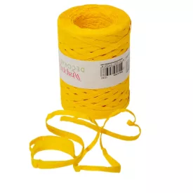 Kötöző szalag natúr sárga 5mm x 200m