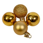 Műanyag gömb arany 3cm 24db-os