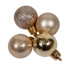 Műanyag gömb pezsgő mix 3cm 24db-os