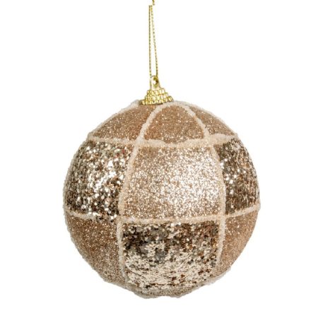 Glitteres gömb pezsgő 10cm