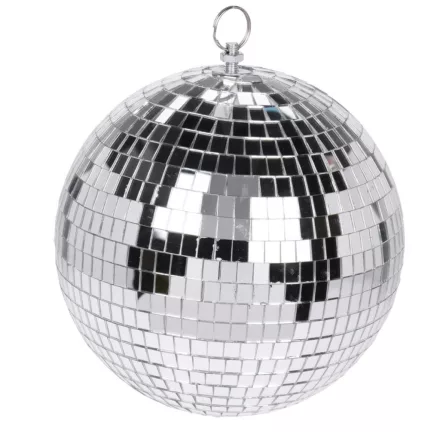 Tükrös gömb ezüst 12cm