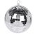 Tükrös gömb ezüst 12cm