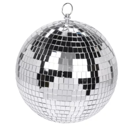 Tükrös gömb ezüst 15cm