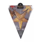 Papír csillag elemes (elem nélkül) 60cm