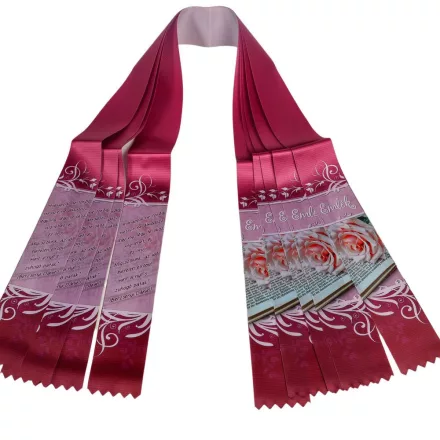 Ballagó szalag nyomott 6cm 5 darabos csomagban rendelhető (darab ár)