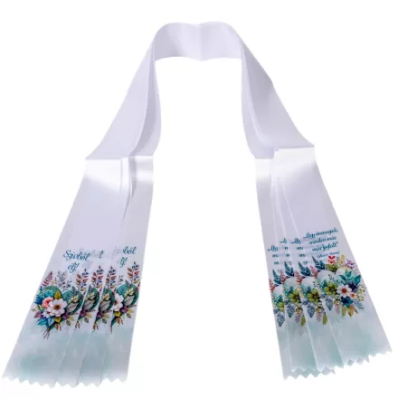 Ballagó szalag nyomott 6cm 5 darabos csomagban rendelhető (darab ár)