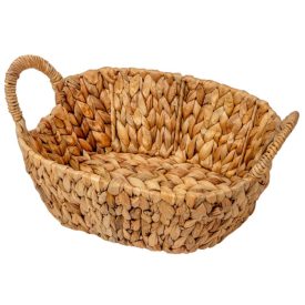 Fonott kosár ovális  füllel M11x30x23cm Fonott kosár ovális  füllel M11x30x23cm