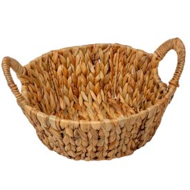 Fonott kosár kerek  füllel D26cm M11cm Fonott kosár kerek  füllel D26cm M11cm