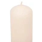 Bársony glitter henger gyertya 40x100mm krém 4db/csom (db ár)