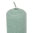 Bársony glitter henger gyertya 40x100mm menta 4db/csom (db ár)