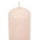 Bársony glitter henger gyertya 40x100mm pezsgő 4db/csom (db ár)