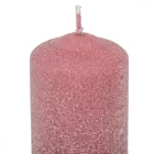 Bársony glitter henger gyertya 50x75mm hús 4db/csom (db ár)