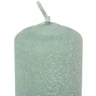 Bársony glitter henger gyertya 50x75mm menta 4db/csom (db ár)