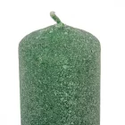 Bársony glitter henger gyertya 50x75mm új zöld 4db/csom (db ár)