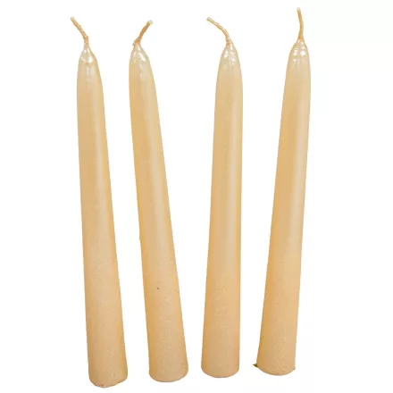 Bársony metál spitz gyertya 195mm púder 4db/csom (db ár)