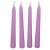 Bársony metál spitz gyertya 195mm viola 4db/csom (db ár)