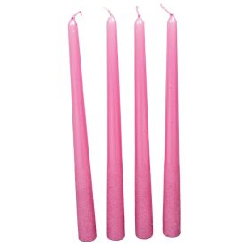 Bársony metál sziluett gyertya 300mm ciklámen Bársony metál sziluett gyertya 300mm ciklámen