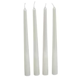   Bársony metál sziluett gyertya 300mm fehér 4 darabos csomagban rendelhető | darab ár!