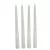 Bársony metál sziluett gyertya 300mm fehér 4 darabos csomagban rendelhető | darab ár!