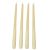 Bársony metál sziluett gyertya 300mm ivory 4 darabos csomagban rendelhető