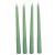 Bársony metál sziluett gyertya 300mm menta 4db/csom (db ár)
