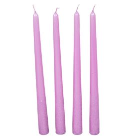 Bársony metál sziluett gyertya 300mm viola Bársony metál sziluett gyertya 300mm viola