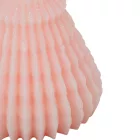 Bársony glitter origami fenyő gyertya 90x120cm púder