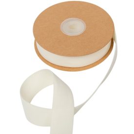 Bársony szalag krém 2,5cmx10y Bársony szalag krém 2,5cmx10y